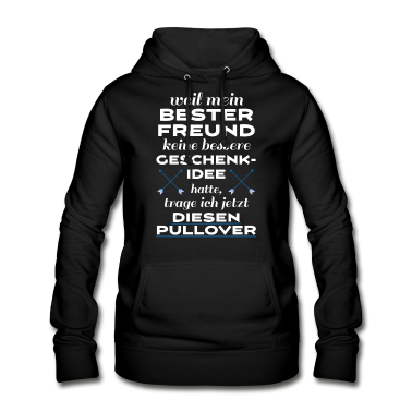 Beste Freunde Geschenke Hoodie - Geschenkidee - bester Freund - Pullover (WEISS)