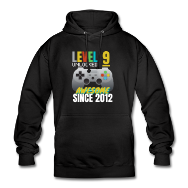 Beste Freunde Geschenke Hoodie - Level 9 seit 2012 freigeschaltet Awesome