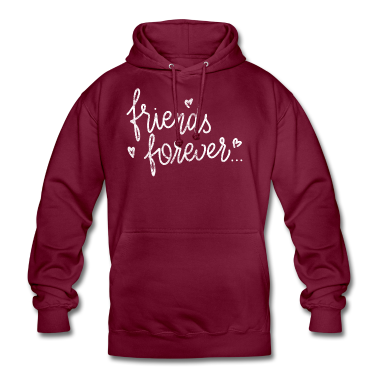 Beste Freunde Geschenke Hoodie - freundschaft beste freunde herzen