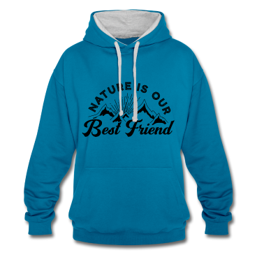 Beste Freunde Geschenke Hoodie - Natur ist der beste Freund