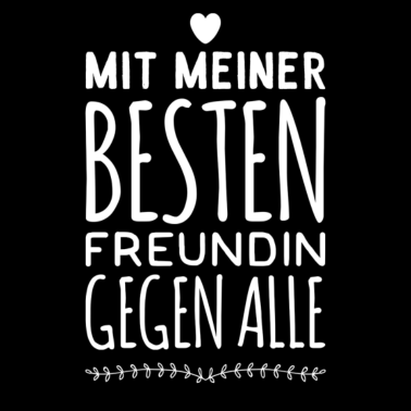 Motiv T-Shirt Beste Freundin