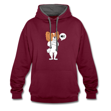 Beste Freunde Geschenke Hoodie - Papillon Lustig - Papillon