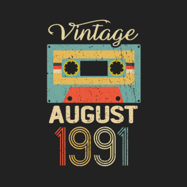 Motiv Geschenk 30. Geburtstag 1991 August 30 Jahre