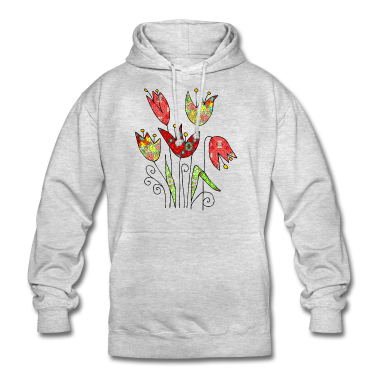 Beste Freunde Geschenke Hoodie - Blumen