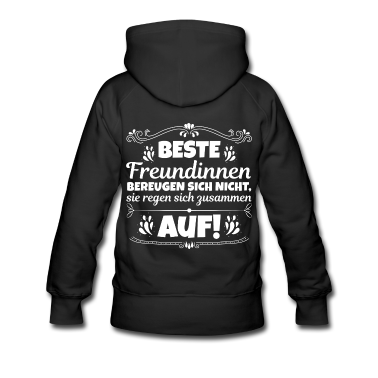 Beste Freunde Geschenke Hoodie - Beste Freundinnen regen sich zusammen auf!