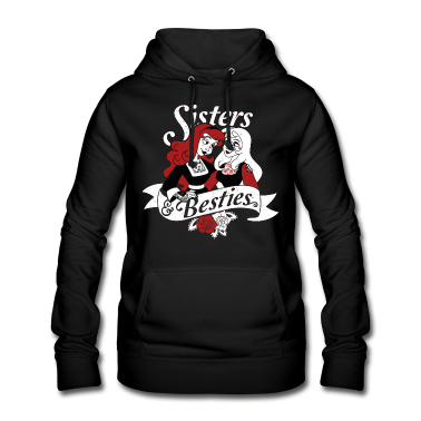Beste Freunde Geschenke Hoodie - SimsalaGrimm Schneeweißchen & Rosenrot Schwestern