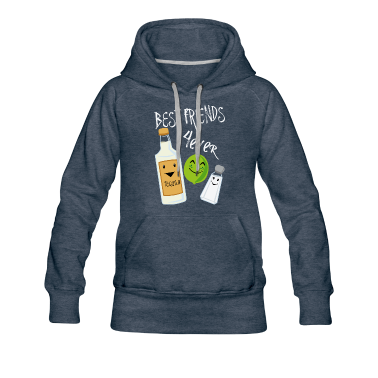 Beste Freunde Geschenke Hoodie - Beste Freunde Für Immer Tequila Limette Salz