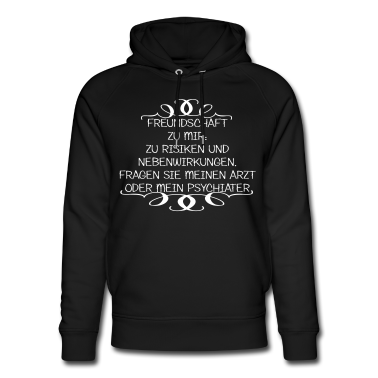 Beste Freunde Geschenke Hoodie - ZU RISIKEN UND NEBENWIRKUNGEN,
