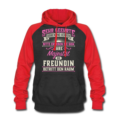 Beste Freunde Geschenke Hoodie - Majestät Freundin Beziehung Geschenk