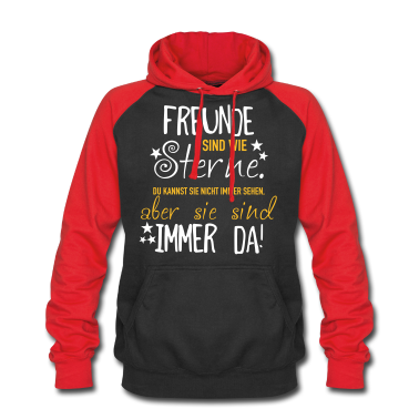 Beste Freunde Geschenke Hoodie - Freunde sind wie Sterne