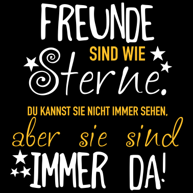Motiv Freunde sind wie Sterne