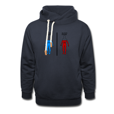 Beste Freunde Geschenke Hoodie - Weinfreunde Trinker Geschenk für Freunde des Weins