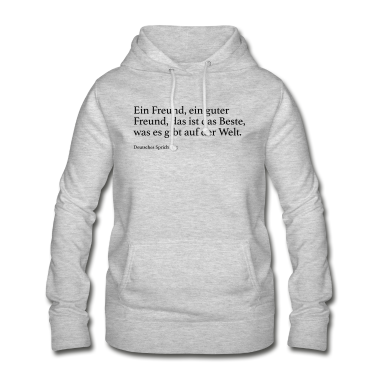 Beste Freunde Geschenke Hoodie - Ein Freund, ein guter Freund, das ist das Beste,