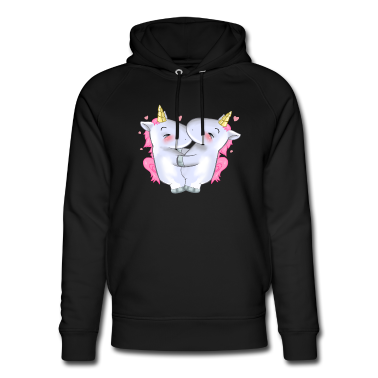 Beste Freunde Geschenke Hoodie - Beste Freunde EInhörner