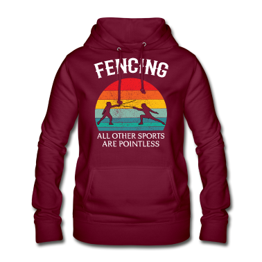 Beste Freunde Geschenke Hoodie - Fencing all other Sports are Pointless Gift Fence