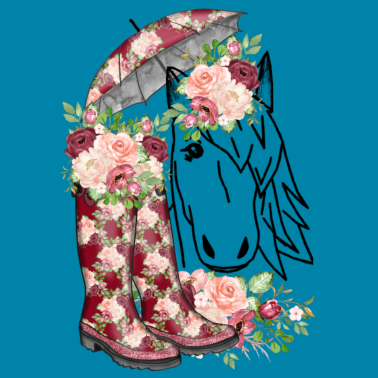 Motiv PFERD PFERDE T-Shirt - PFERDELIEBE