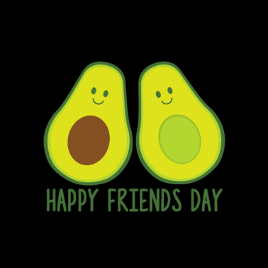 Motiv Beste Freunde Avocado