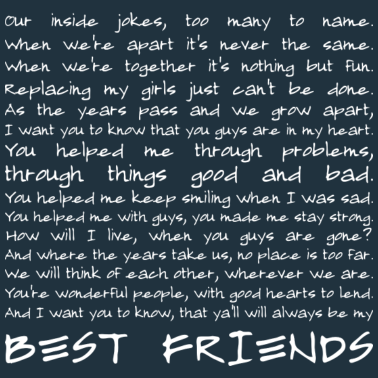 Motiv Best friends (dark)