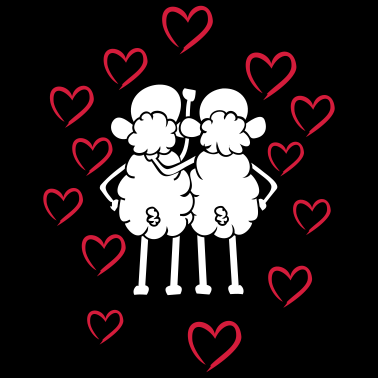 Motiv Schaf - Freunde