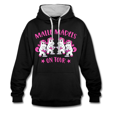 Beste Freunde Geschenke Hoodie - Malle Mädels On Tour Mallorca Sprüche Einhorn
