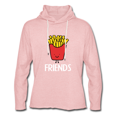 Beste Freunde Geschenke Hoodie - Best Friends, Beste Freunde, Partnershirt, Pommes