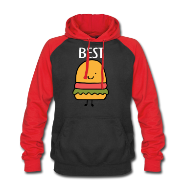 Beste Freunde Geschenke Hoodie - Best Friends, Beste Freunde, Partnershirt, Burger