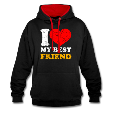 Beste Freunde Geschenke Hoodie - Beste Freunde