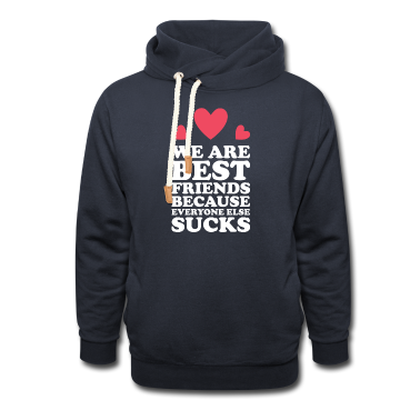 Beste Freunde Geschenke Hoodie - wir sind beste Freunde