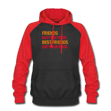Beste Freunde Geschenke Hoodie - freunde, beste freunde, beste, freundschaft essen