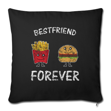 Beste Freunde Geschenke Kissenbezug - Beste Freunde Essen