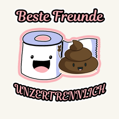 Motiv Beste Freunde-unzertrennlich