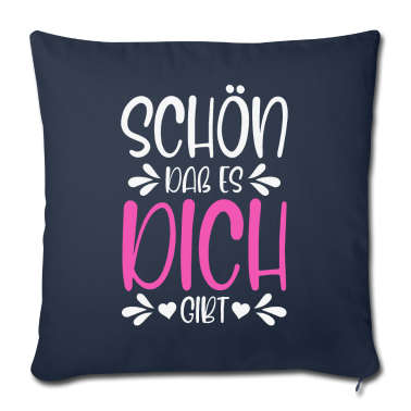 Beste Freunde Geschenke Kissenbezug - Schön daß es dich gibt Lustiger Spruch Geschenk