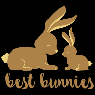 Motiv Best Bunnies - beste Freunde