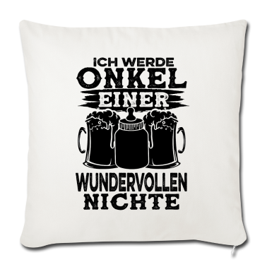 Beste Freunde Geschenke Kissenbezug - Ich werde Onkel einer Nichte Patenonkel Loading