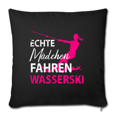 Beste Freunde Geschenke Kissenbezug - Wasserskier Wasserski Wasserskifahrer Damen