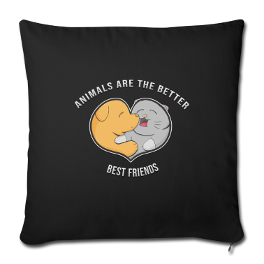Beste Freunde Geschenke Kissenbezug - Tiere beste Freunde Tierfreunde besten Freunde