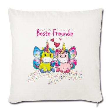 Beste Freunde Geschenke Kissenbezug - Einhörner Freunde Beste Freunde Best Friends