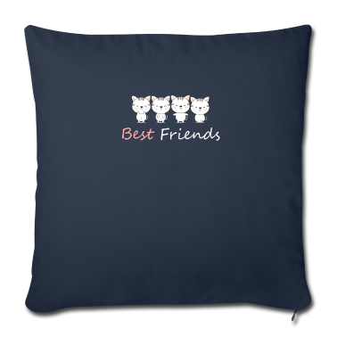 Beste Freunde Geschenke Kissenbezug - Beste Freunde Katzen