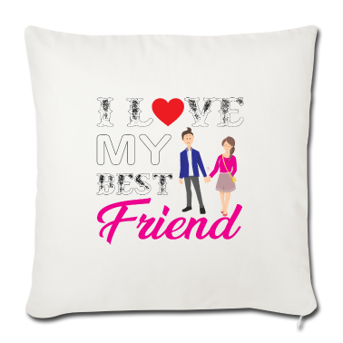 Beste Freunde Geschenke Kissenbezug - Beste Freunde, Freundschaft, Freundin, Freund
