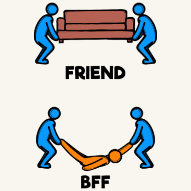 Motiv Lustig Beste Freunde