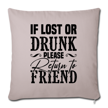Beste Freunde Geschenke Kissenbezug - betrunken bester freund