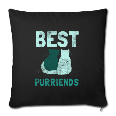 Beste Freunde Geschenke Kissenbezug - Katzen beste Freunde