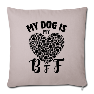 Beste Freunde Geschenke Kissenbezug - Mein Hund ist mein bester Freund