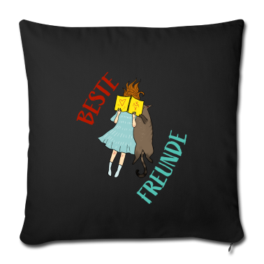 Beste Freunde Geschenke Kissenbezug - Beste Freunde / Katze und ich