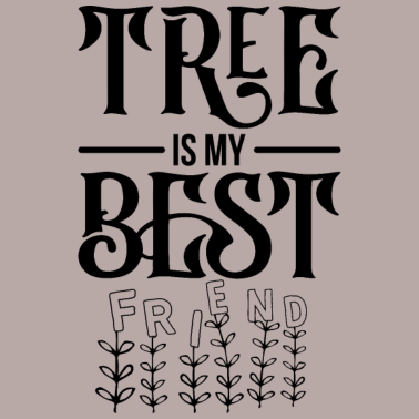 Motiv Bäume sind die Besten Freunde