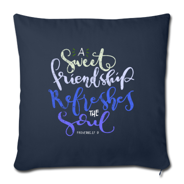 Beste Freunde Geschenke Kissenbezug - Beste Freunde bibelvers