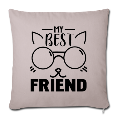 Beste Freunde Geschenke Kissenbezug - Mein bester Freund ist eine Katze