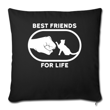 Beste Freunde Geschenke Kissenbezug - Katzen Beste Freunde