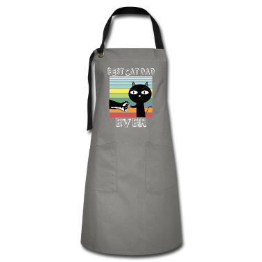 Beste Freunde Geschenke Schürze - Herren Best cat dad ever; bester Katzen Papa
