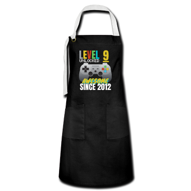 Beste Freunde Geschenke Schürze - Level 9 seit 2012 freigeschaltet Awesome